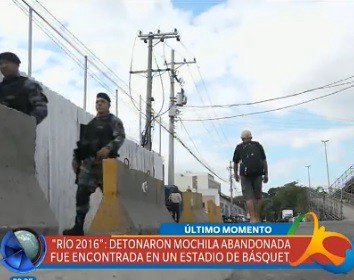 Río 2016: detonaron una mochila abandonada