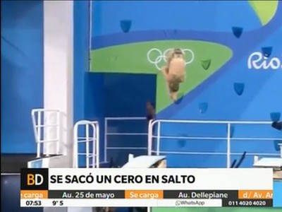 Río 2016: se sacó un cero en salto