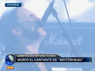 Murió Lemmy Kilmister, el cantante de Motorhead