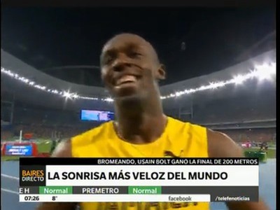 La sonrisa más veloz del mundo