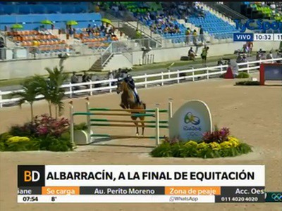 Río 2016: Albarracín, a la final de equitación
