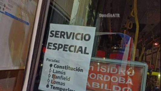 Comenzaron a funcionar los micros especiales para reforzar el Tren Roca: el boleto cuesta $270