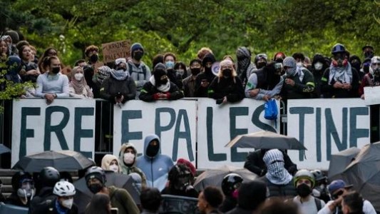 Se generalizan protestas de universitarios contra los bombardeos israelíes en Gaza