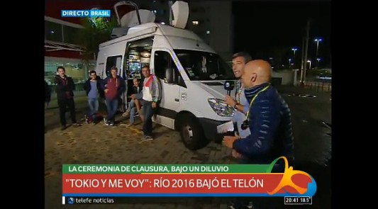El equipo de Telefe Noticias despide Río 2016