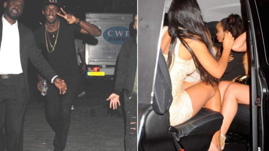Usain Bolt sigue de fiesta: ahora fotos con chicas en un boliche de Londres