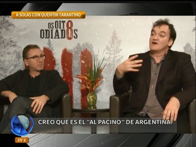 Quentin Tarantino: "uno de mis actores favoritos es Ricardo Darín"