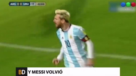 De la mano de Messi, Argentina venció a Uruguay y está primero en las Eliminatorias