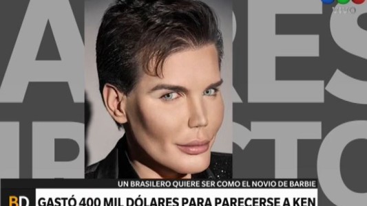 Gastó 400 mil dólares para parecerse a Ken