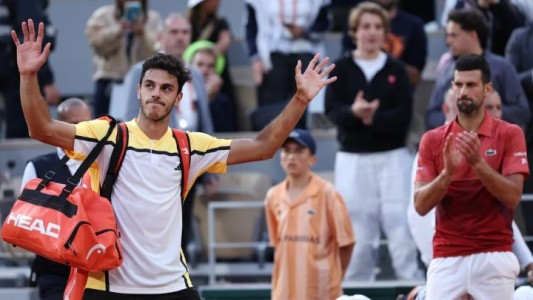 Cerúndolo cayó ante Djokovic en los octavos de final de Roland Garros