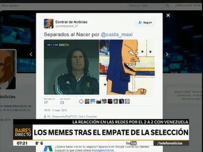 Los "memes" de Bauza tras el empate de la selección