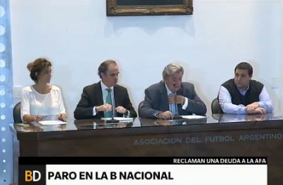 Paro en la B Nacional