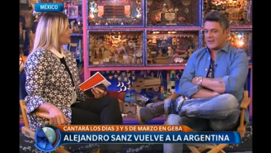 Alejandro Sanz vuelve a la Argentina