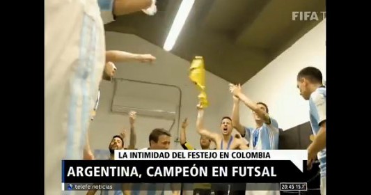 Futsal: la intimidad del festejo en Colombia