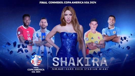 Shakira fue confirmada como la artista que dará el show en la final de la Copa América