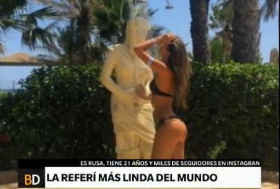 La referi más linda del mundo es rusa