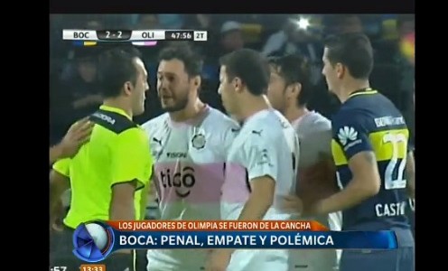 Habló el árbitro tras el escándalo en Boca-Olimpia: "El espectáculo se arruinó por un error mío"