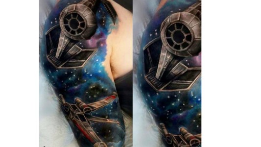 Los verdaderos fans de "Star Wars" llevan la saga en su piel