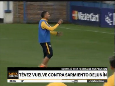 Vuelve Tevez contra Sarmiento de Junín