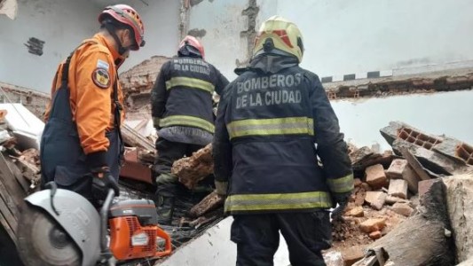 Derrumbe en una obra en construcción: el rescate de los obreros