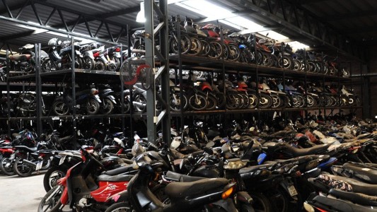 Compactarán y desguazarán más de 600 motos retenidas no reclamadas