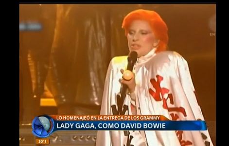 Lady Gaga, como David Bowie
