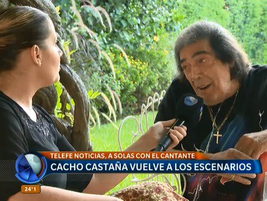 Cacho Castaña anunció que vuelve a los escenarios