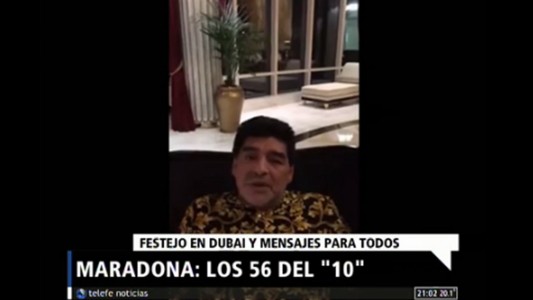 Maradona: los 56 del "10"