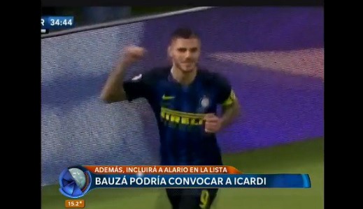 Bauza podría convocar a Icardi