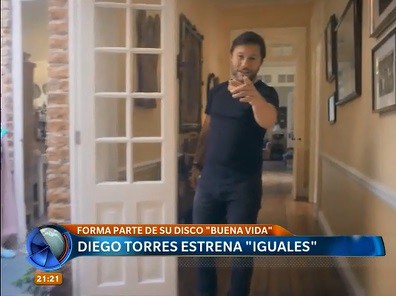 Diego Torres estrenó su video "Iguales"