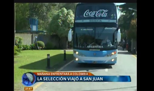 La selección argentina ya está en San Juan