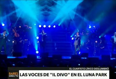 "Il Divo" se presentó en el Luna Park