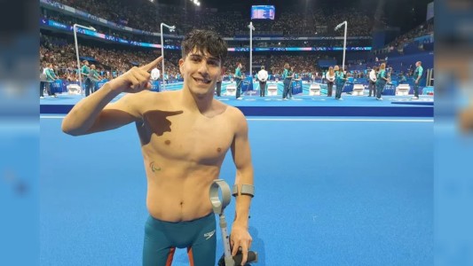 El nadador Basiloff consiguió la primera medalla de oro para Argentina en los Juegos Paraolímpicos de París 2024
