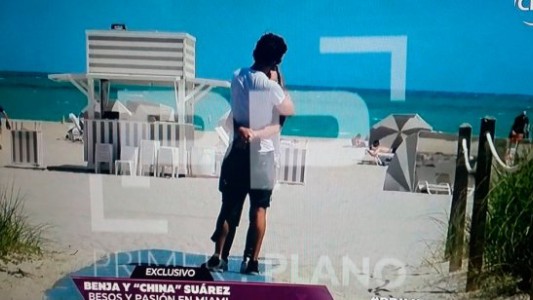 El romance del año: más fotos de La China Suárez y Vicuña en Miami