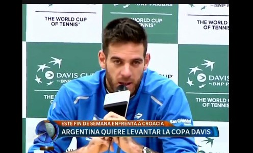 Argentina entrena en Croacia: Del Potro dijo que dejarán "hasta la última gota de energía"