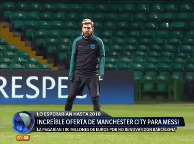 Increíble oferta de Manchester City a Messi
