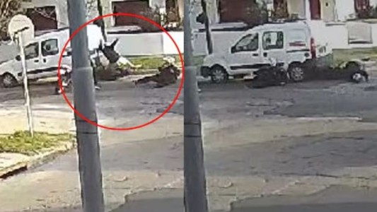 Hurlingham: motochorros balearon a un gendarme para robarle y un conductor que vio el ataque los atropelló