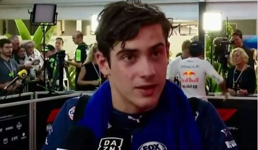 Franco Colapinto: "Me pararon muy tarde"