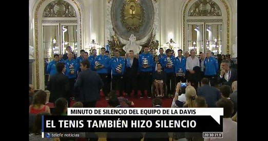 El tenis también hizo silencio