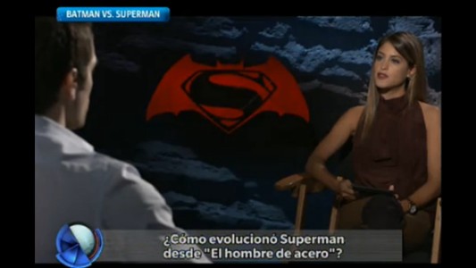 Telefe Noticias, a solas con Batman y Superman