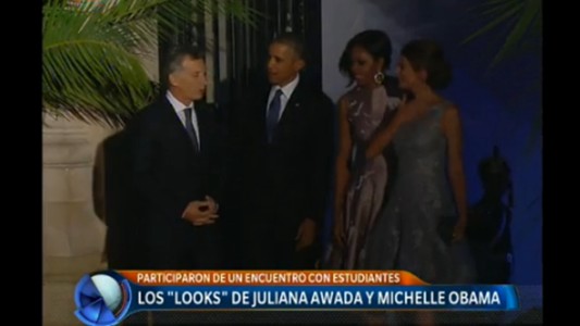Los "looks" de Juliana Awada y Michelle Obama