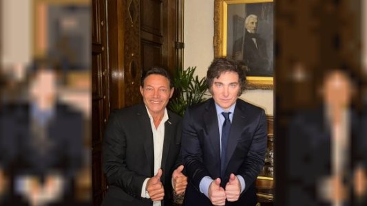 Tras los elogios, Milei recibió al "Lobo de Wall Street"