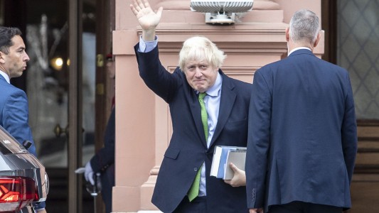 Javier Milei recibe a Boris Johnson en Casa Rosada