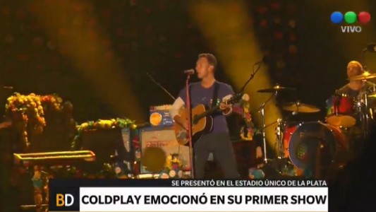 Primer show de Coldplay