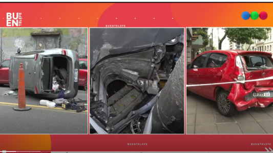 Mañana húmeda y repleta de choques en la Ciudad: hay heridos