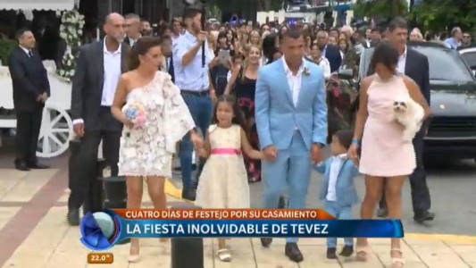 Se casa Carlos Tevez en San Isidro