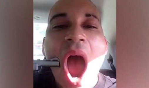 El rapero que se disparó en la cara y subió el video a Facebook