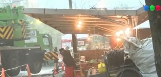 Se complican las tareas de rescate en el derrumbe de Villa Gesell por fuertes tormentas