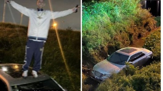 L-Gante volcó camino a una entrevista y aseguran que "estaba en shock"