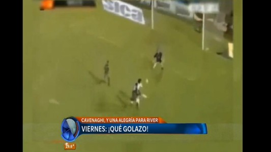 Cavenaghi, en el golazo del viernes