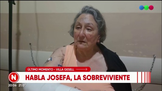Derrumbe en Villa Gesell: el conmovedor testimonio de Josefa, la única sobreviviente